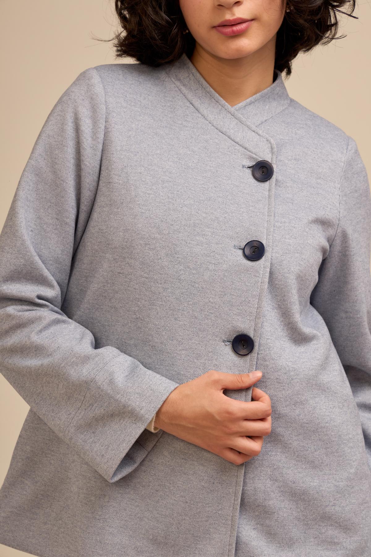 Abrigo London Azul