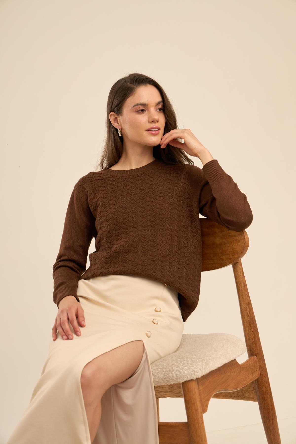 Sweater Olivia Café