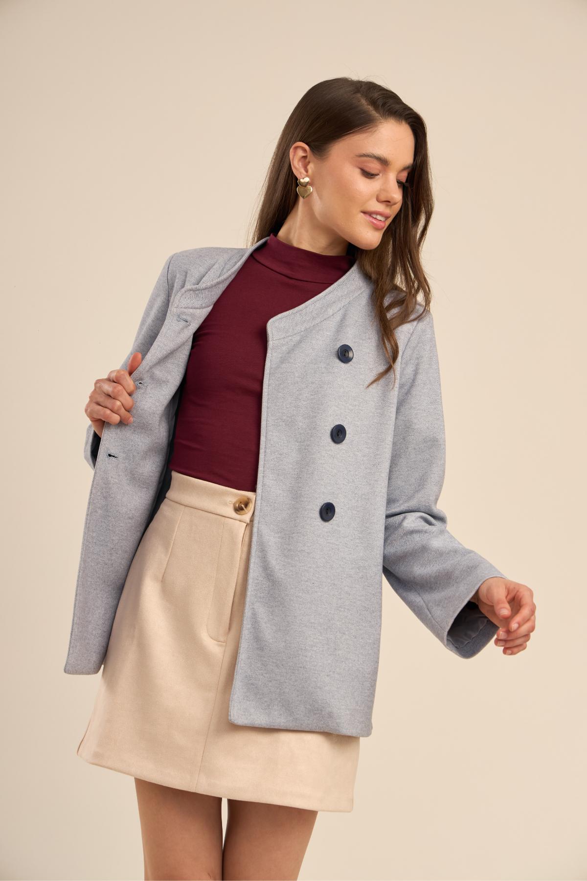 Abrigo London Azul