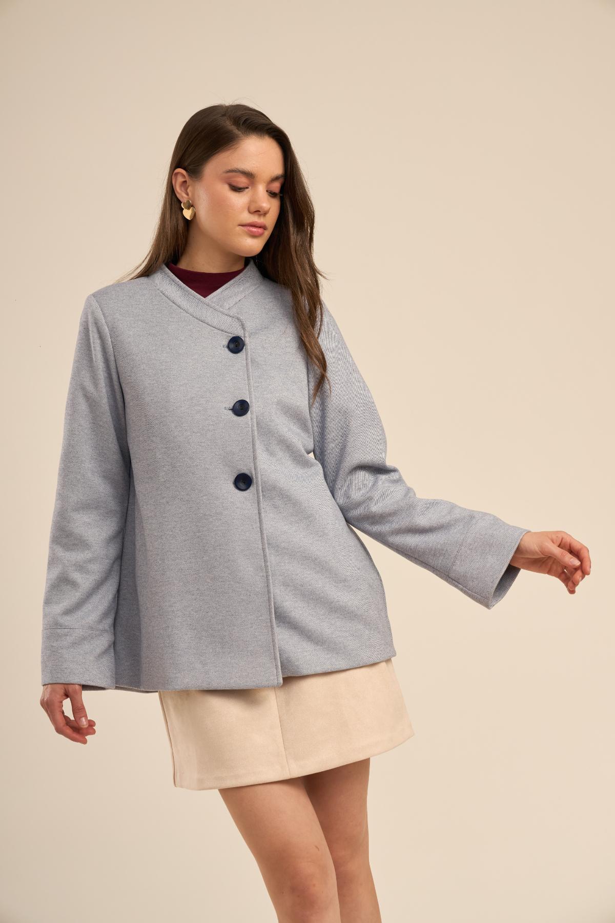 Abrigo London Azul