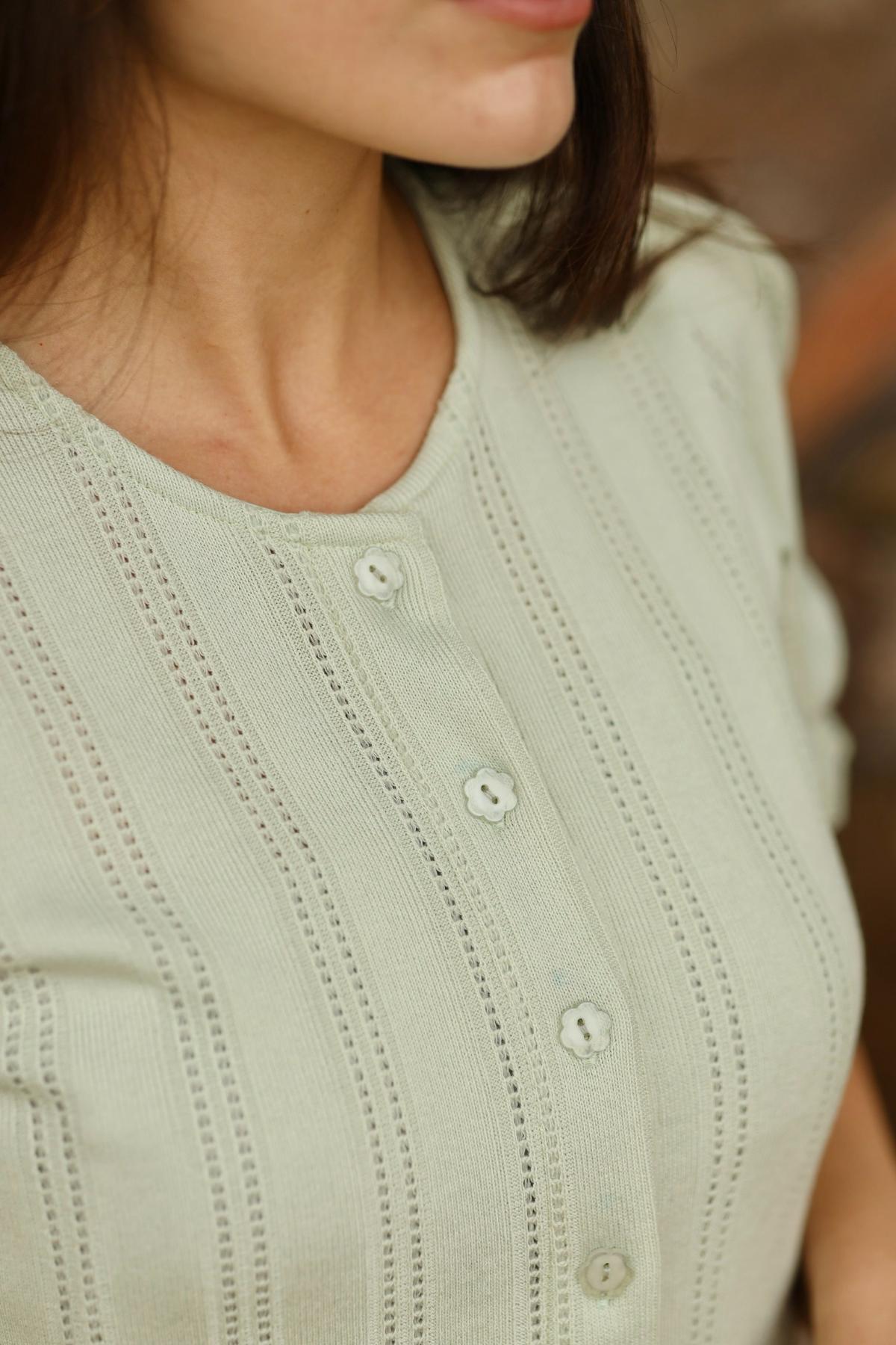 Cardigan Nat Pistacho
