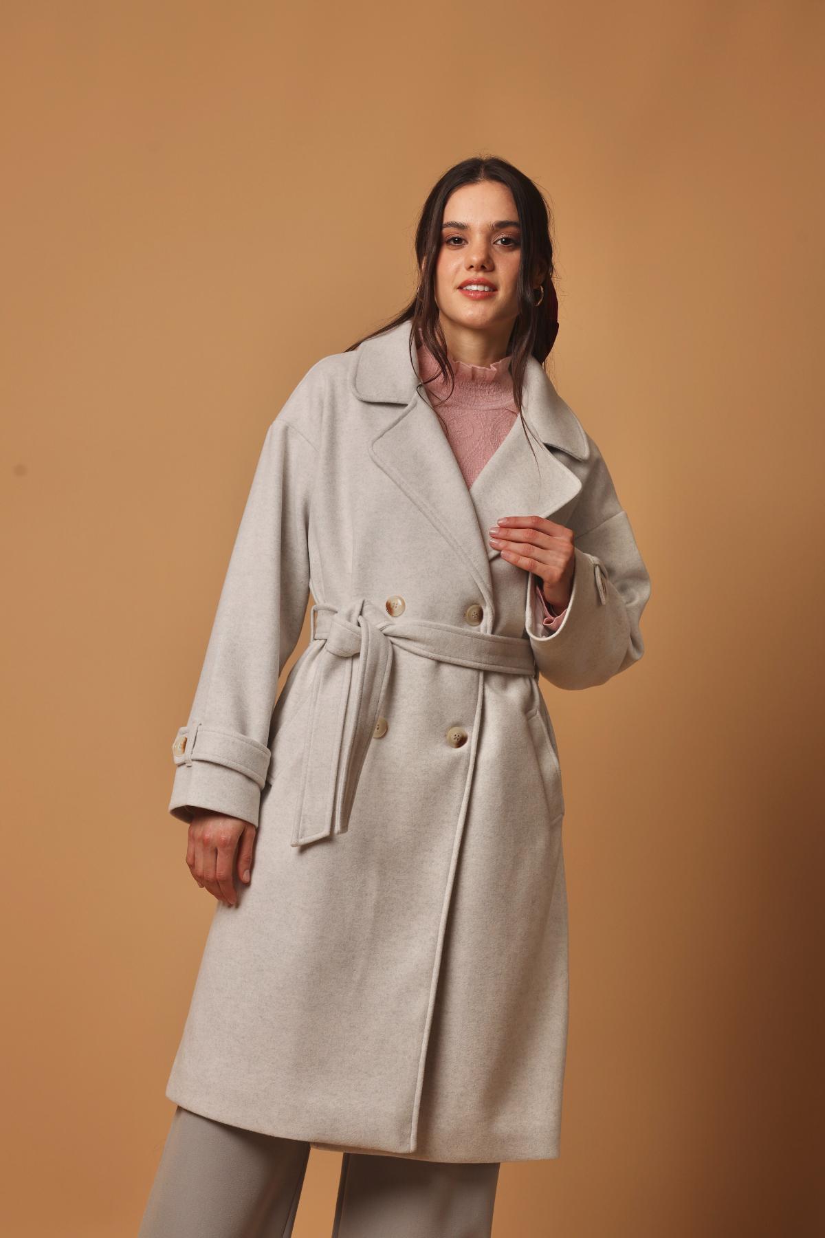 Abrigo Velvet Plata