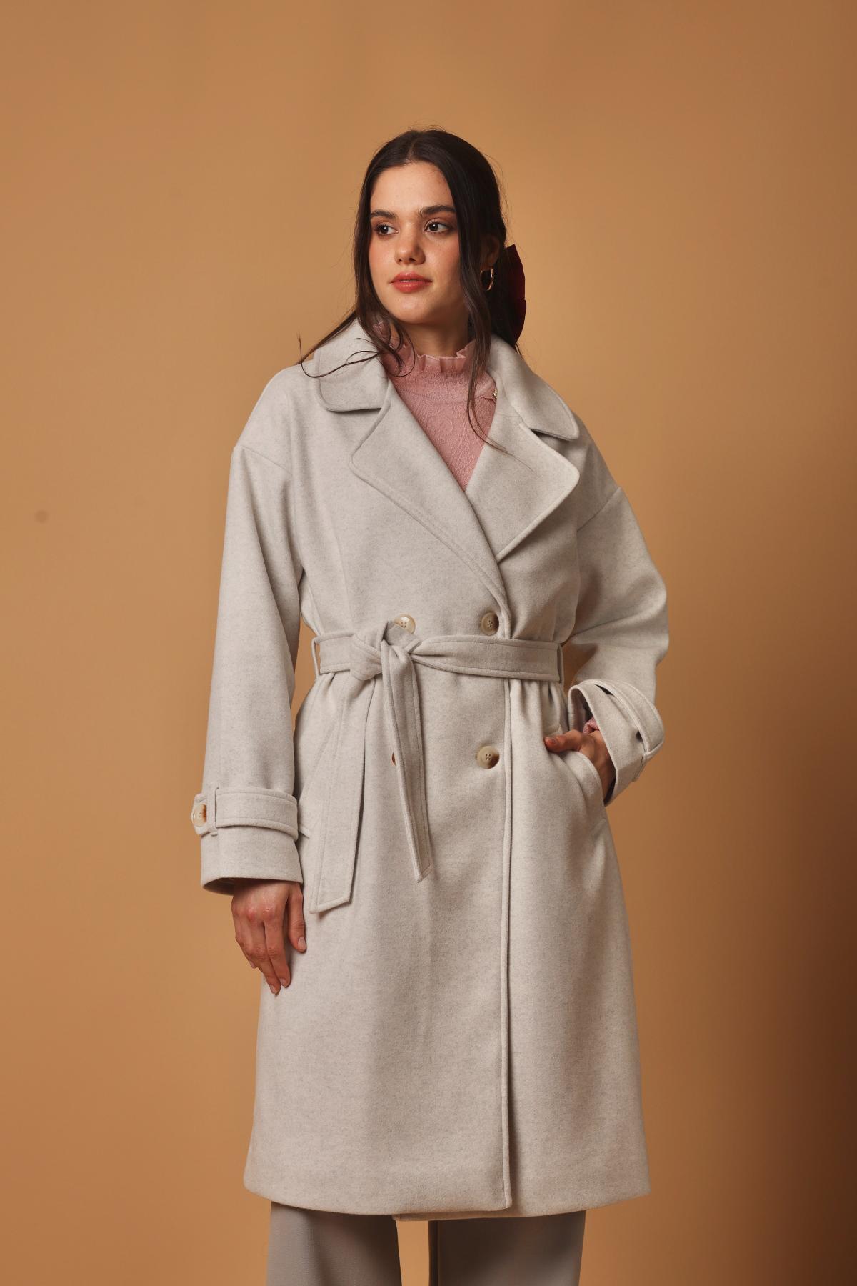 Abrigo Velvet Plata