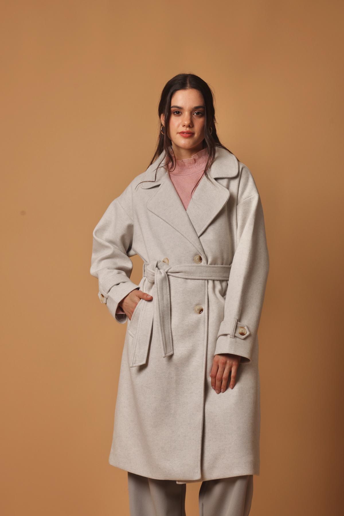 Abrigo Velvet Plata
