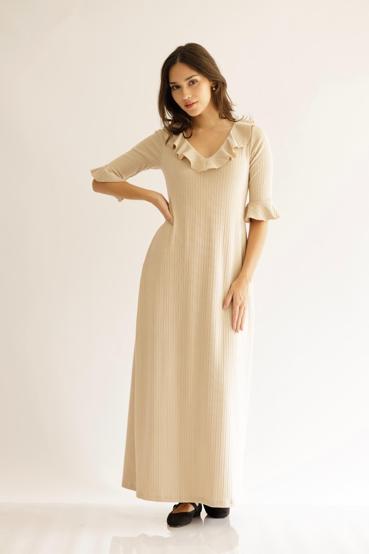 Vestido Elena Crema