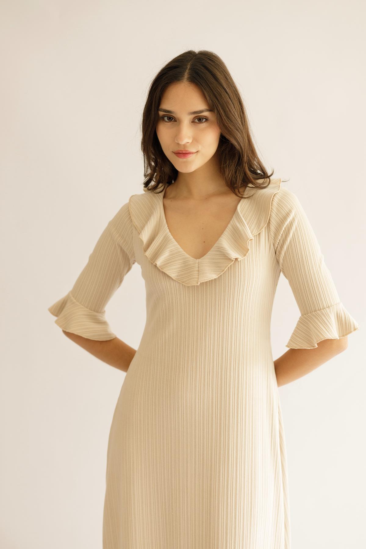 Vestido Elena Crema