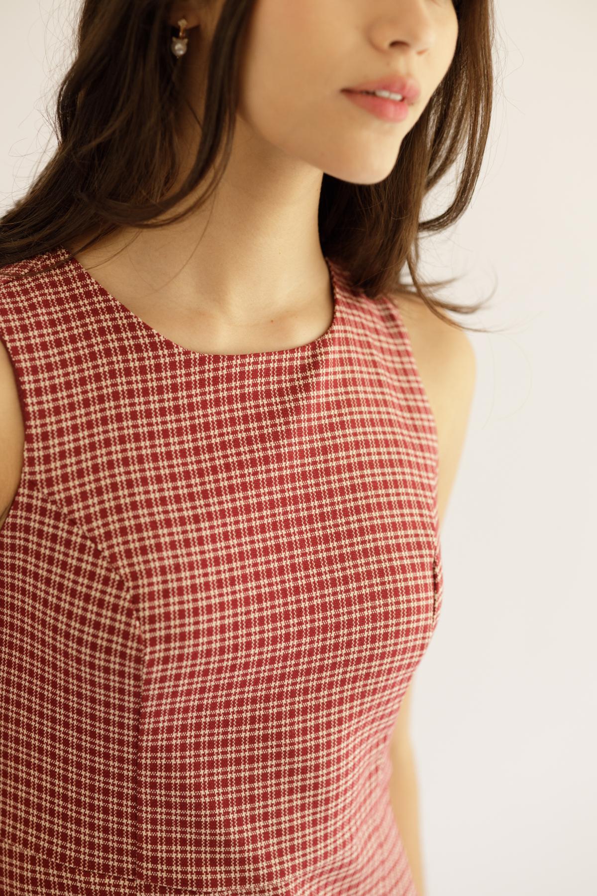Jumper Serena Vichy_Vino