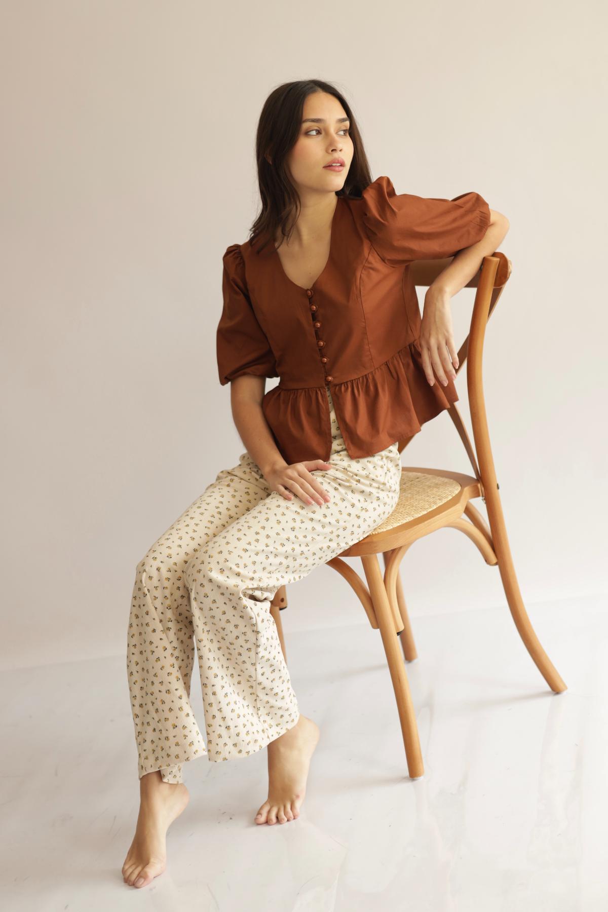 Blusa Nani Chocolate