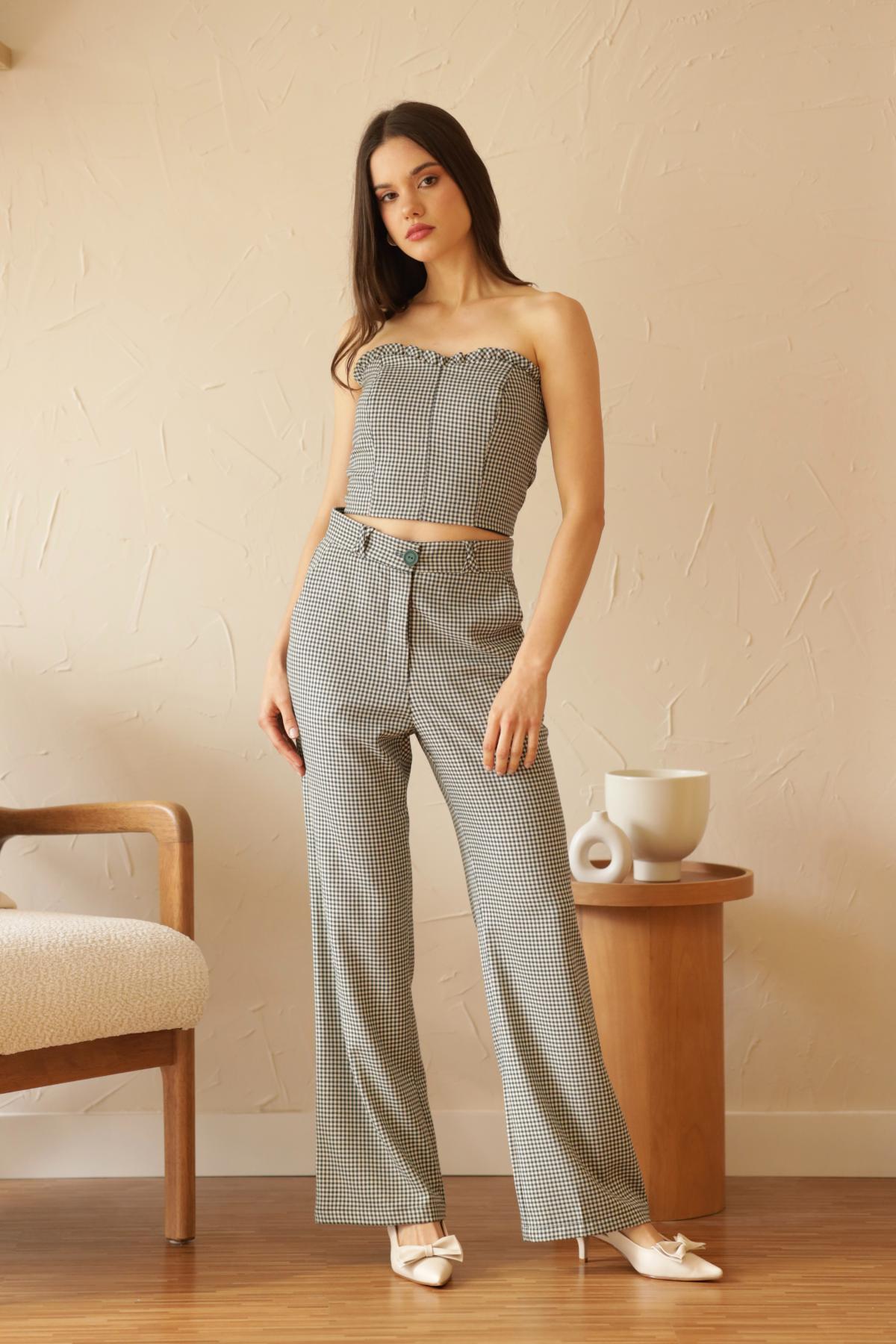 Pantalon Noah Vichy_Verde