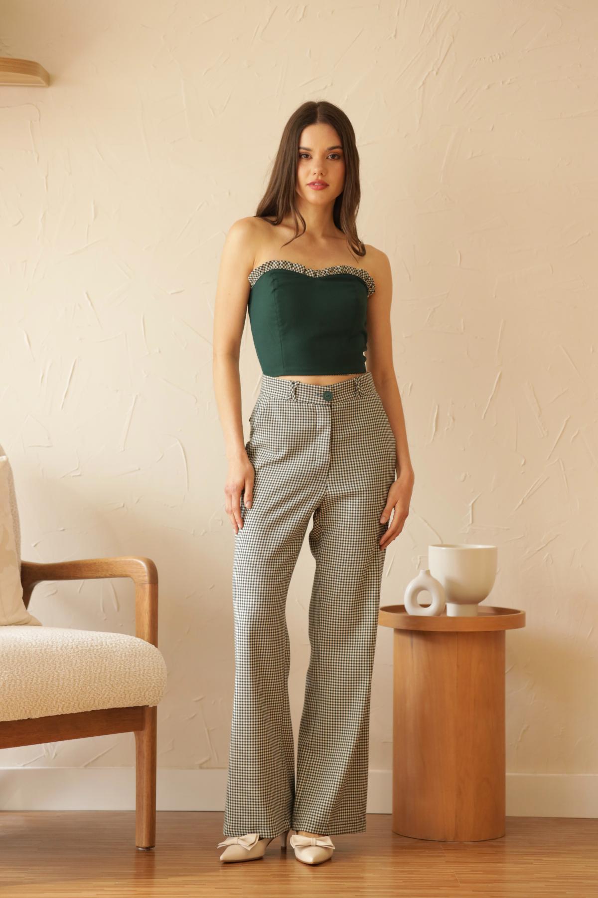 Pantalon Noah Vichy_Verde