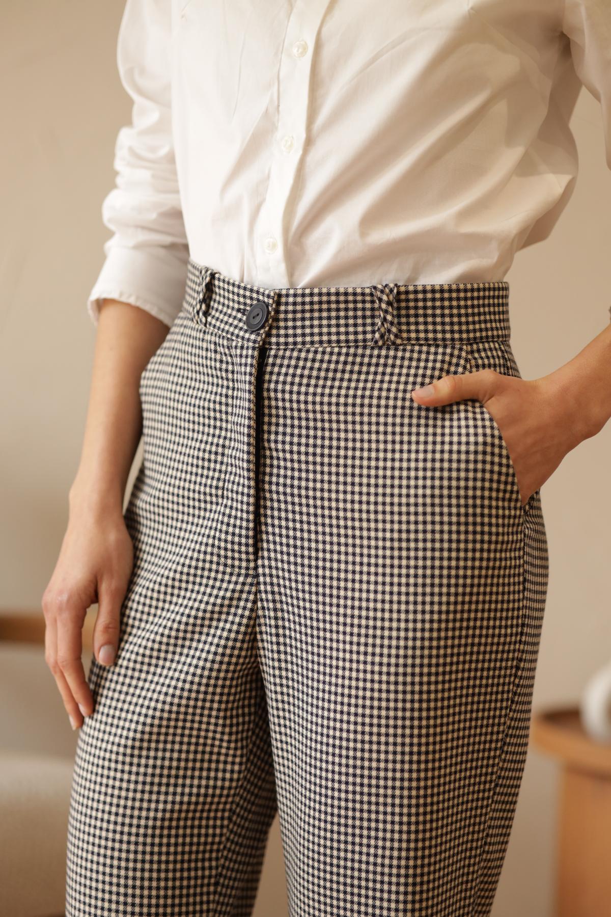 Pantalon Noah Vichy_Azul