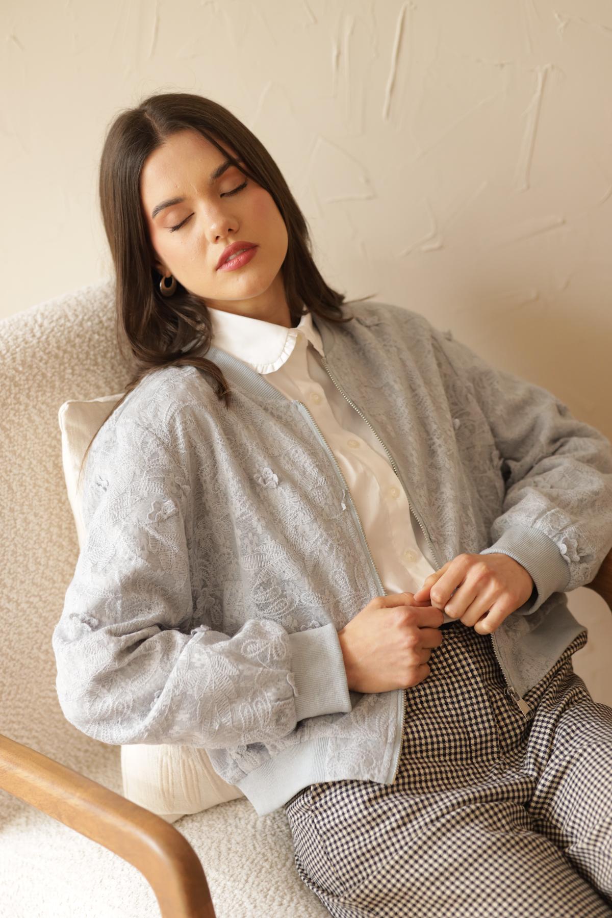 Chaqueta Clara Celeste