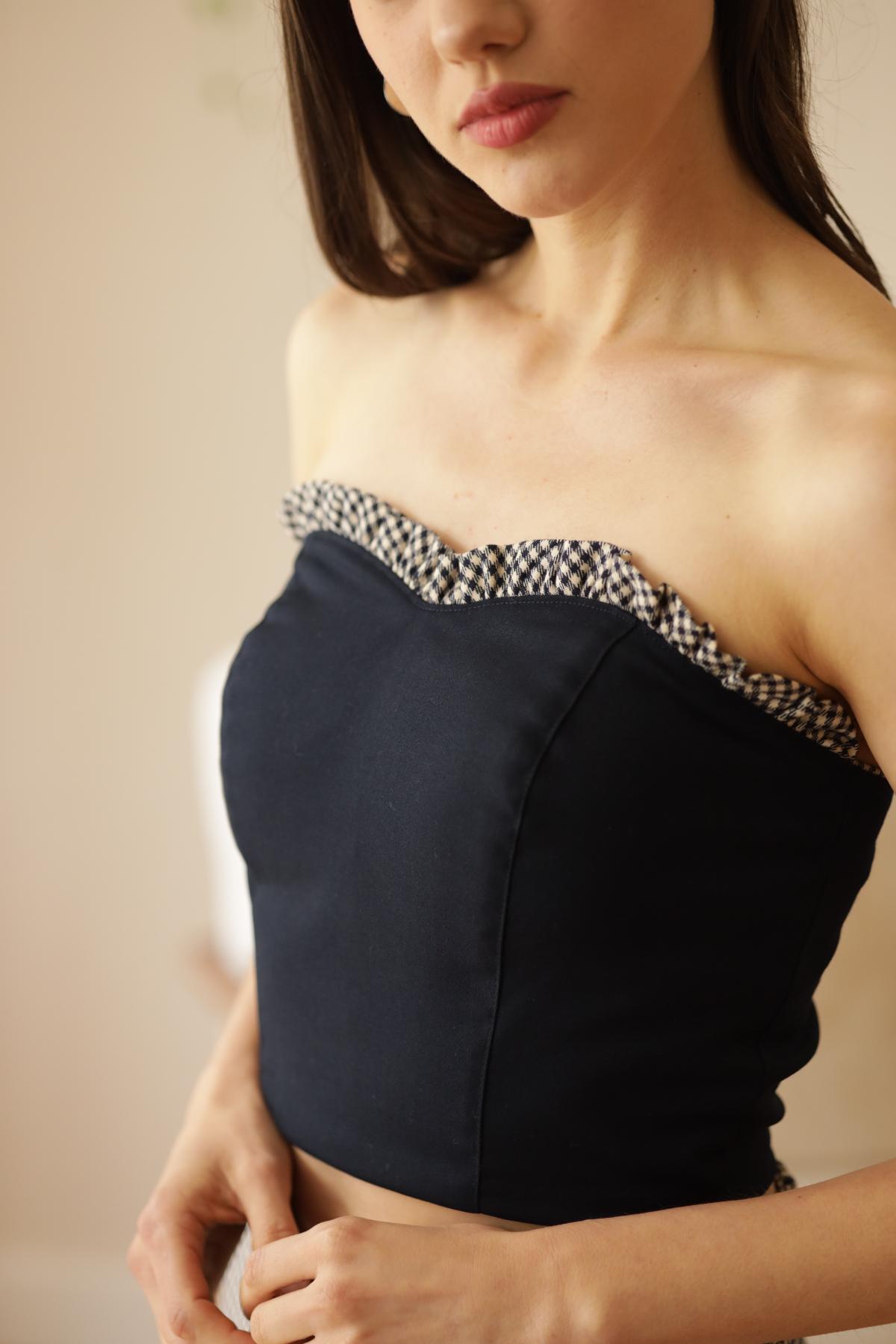 Top Sienna Vichy_Azul