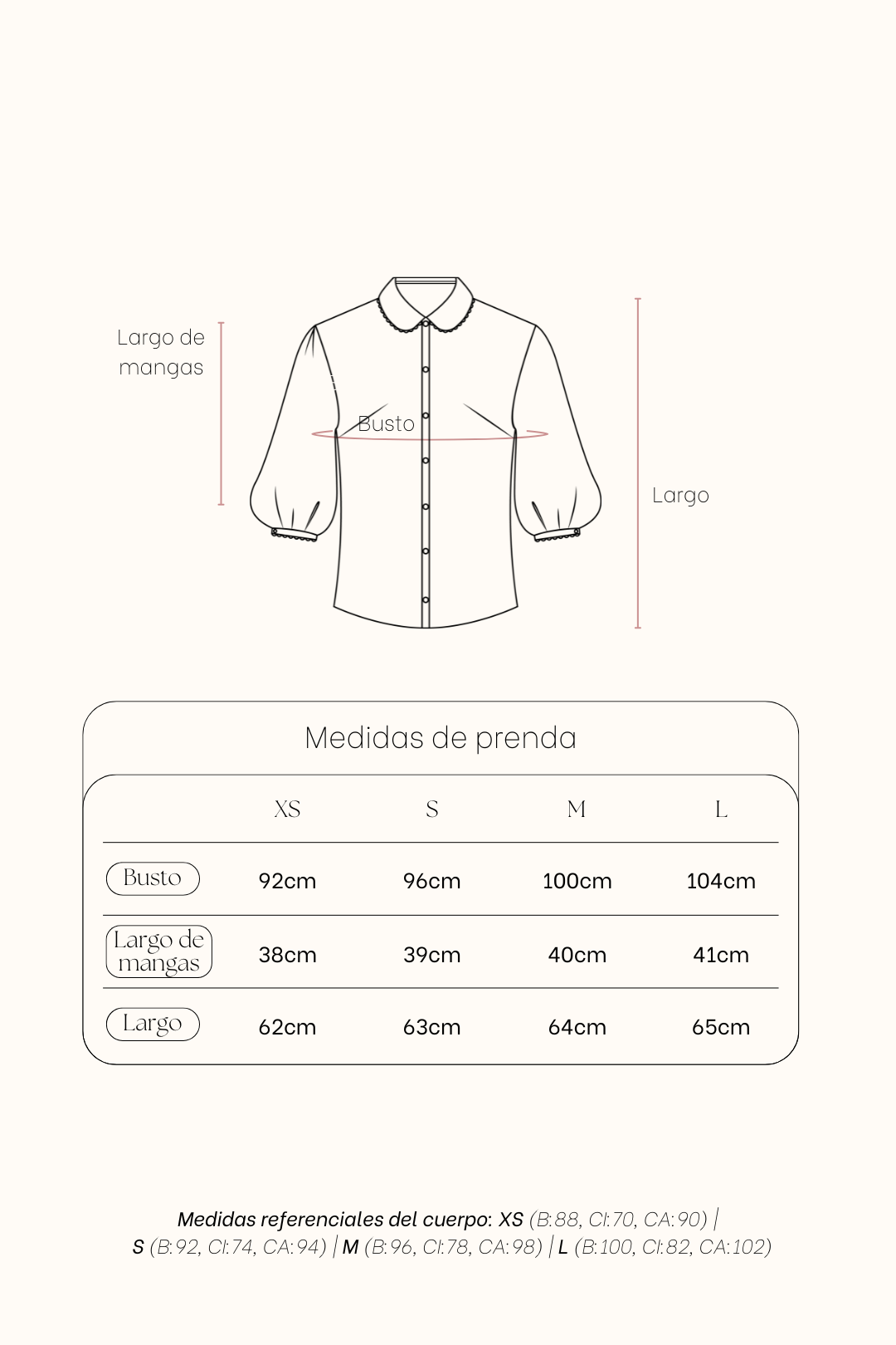 Blusa Anita perla