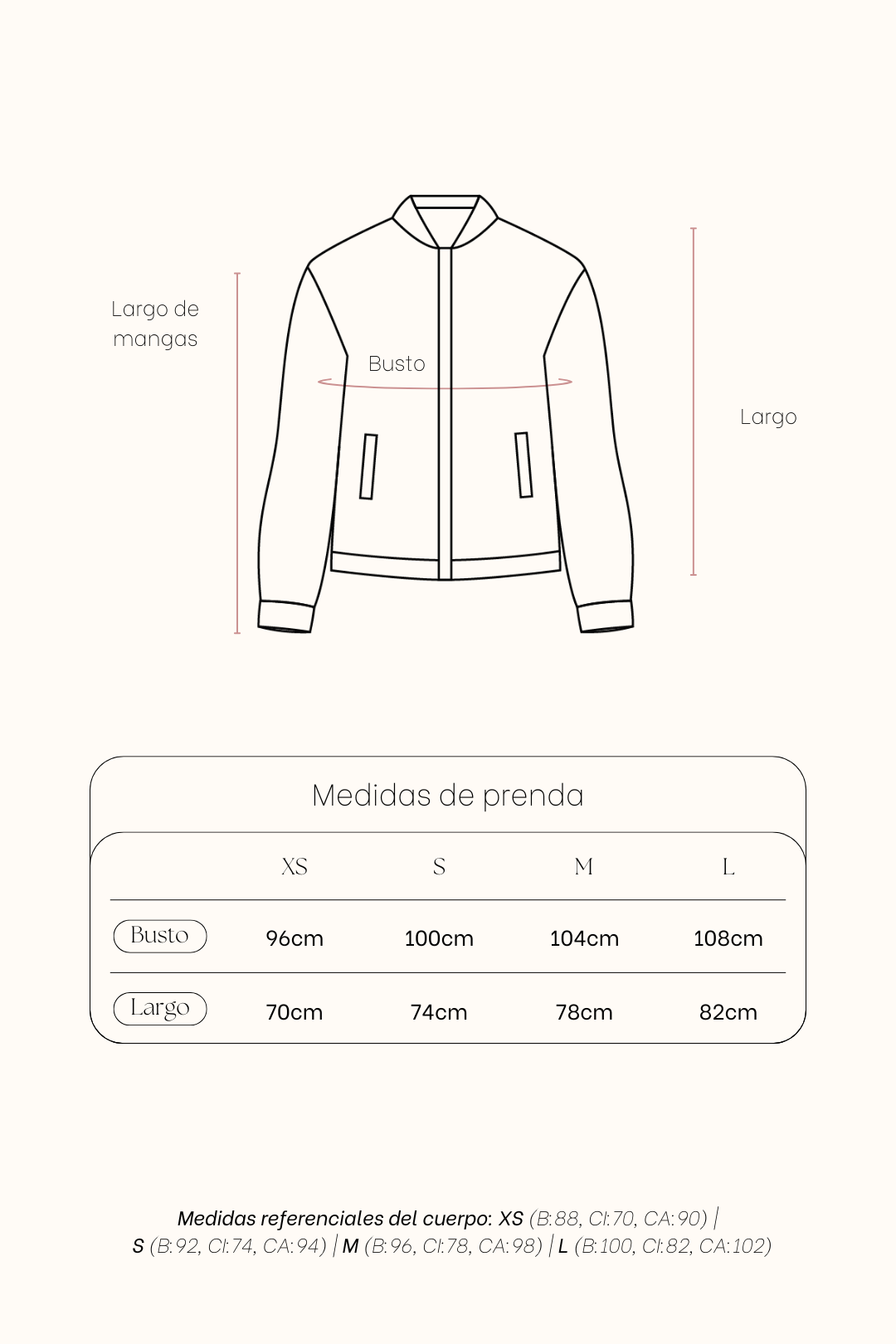 Chaqueta Clara Perla