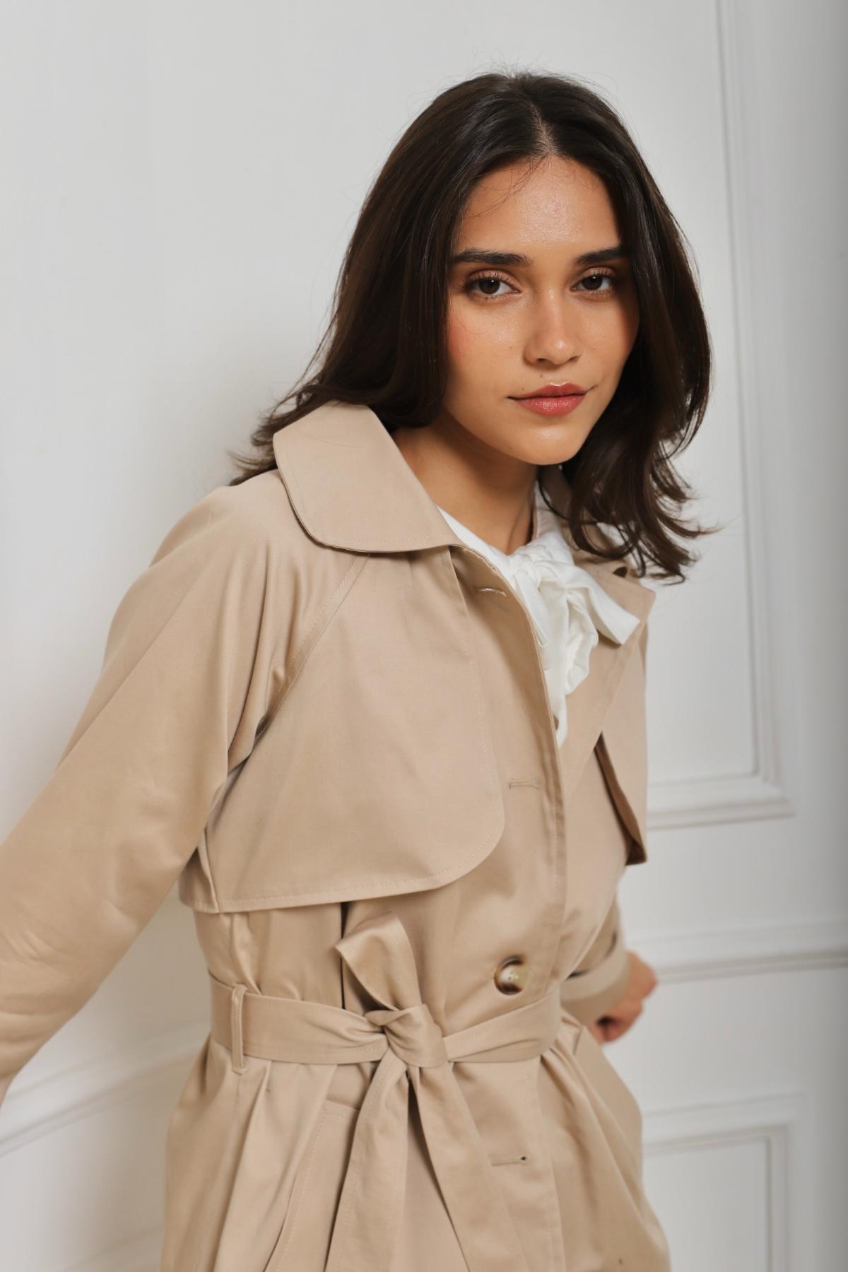 Gabardina Praga Beige