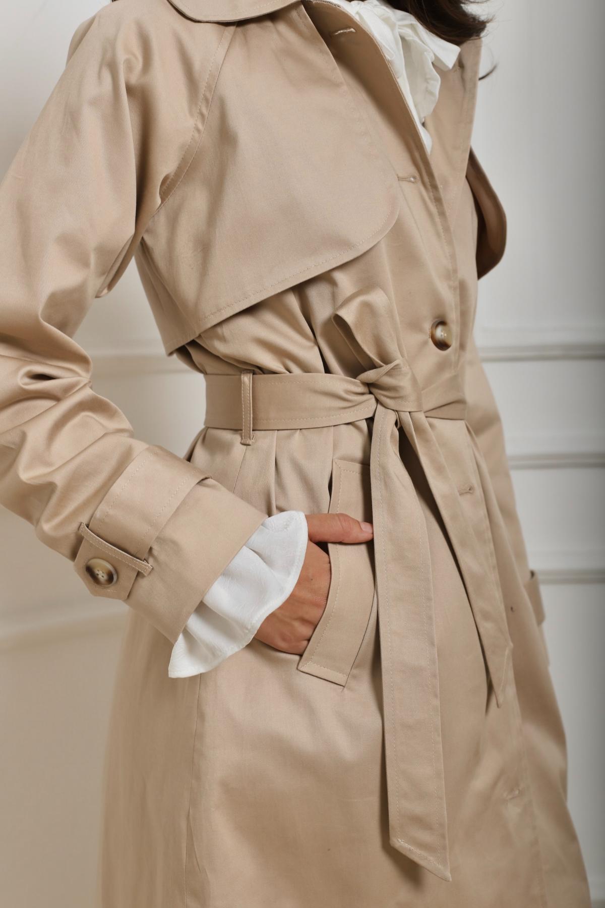 Gabardina Praga Beige