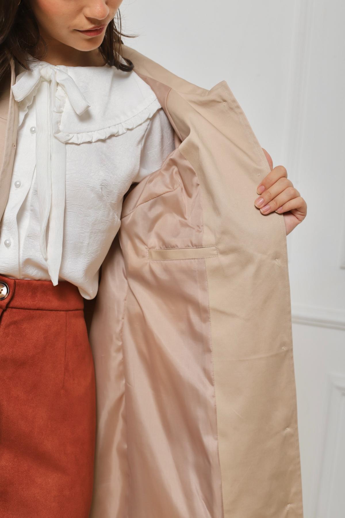 Gabardina Praga Beige