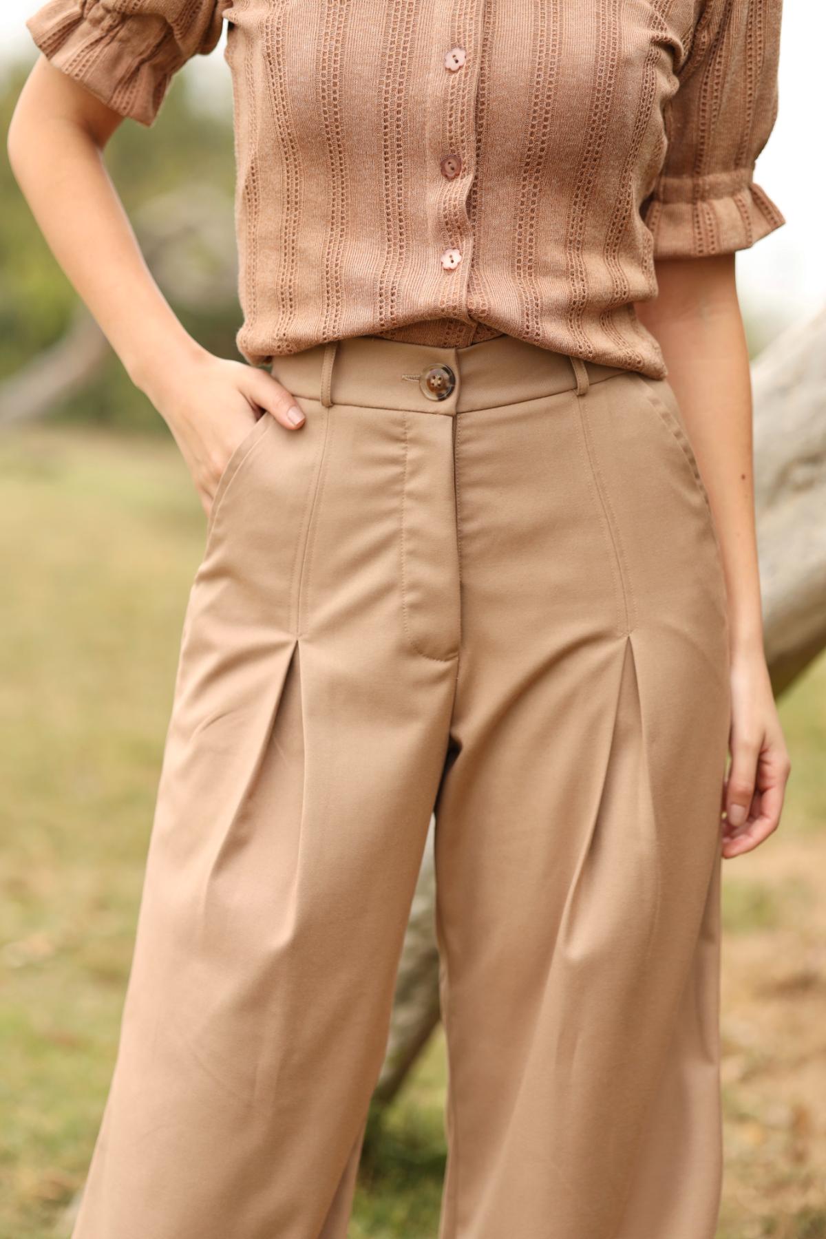 Pantalon Angus Camel