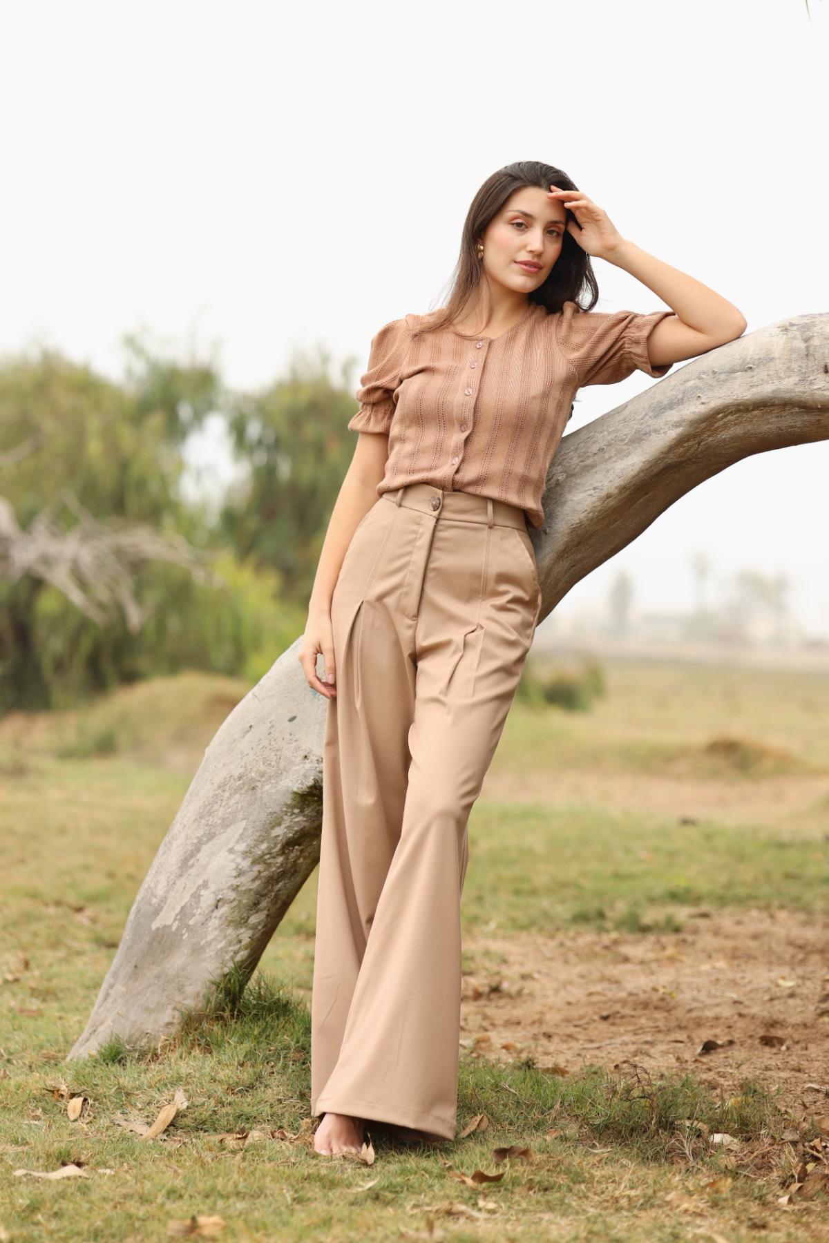 Pantalon Angus Camel