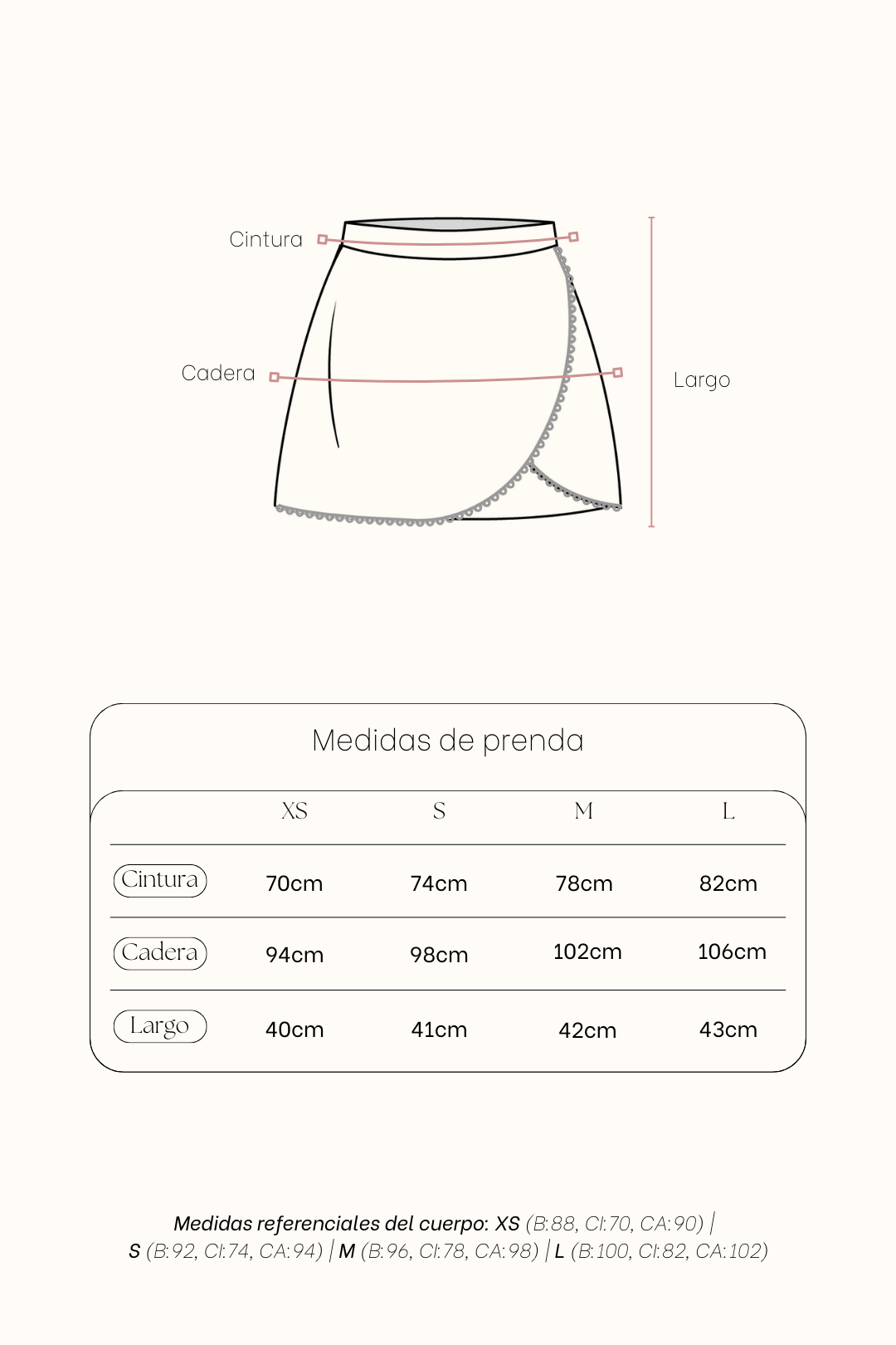 Falda_short Sandy Vichy_Rosa