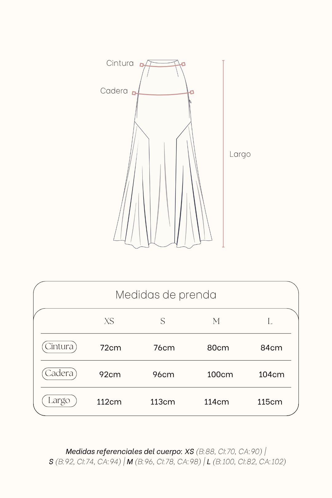 Falda Tempo Print_crema