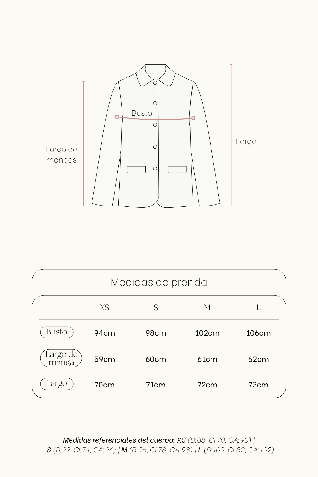 Blazer Calma Cuadros_Crema