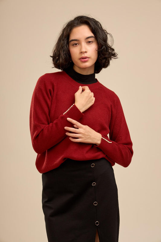 Sweater Perla Vino