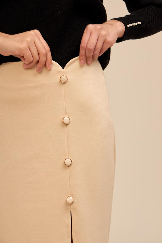 Falda Chelsea Crema
