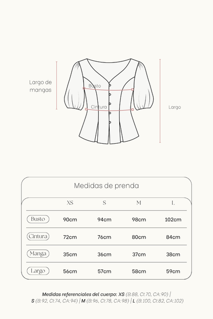 Blusa Jazmine Rosa Floral