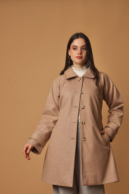 Abrigo Terry Camel