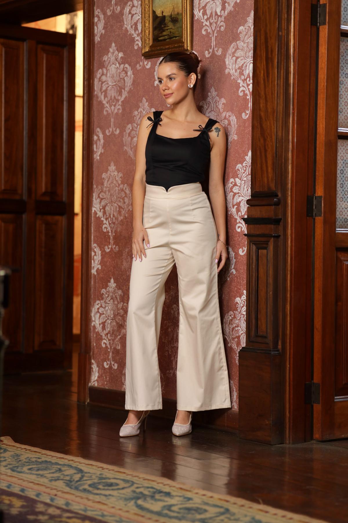 Pantalon Salva Crema