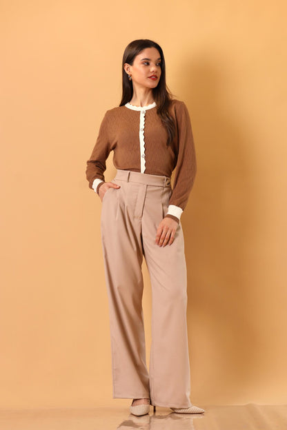 Pantalon Leo Beige