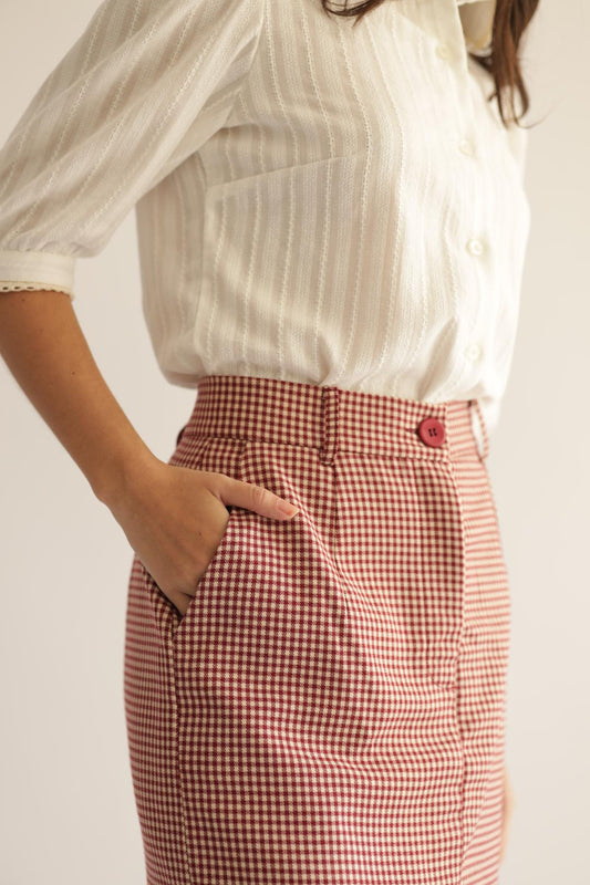 Falda Lucia Vichy_Vino