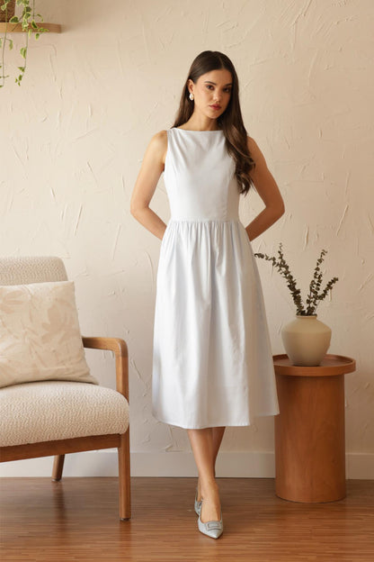 Vestido Sunrise Rayas_Celeste