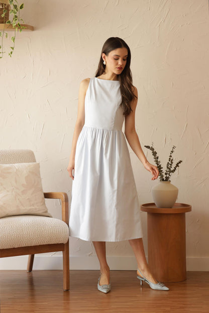 Vestido Sunrise Rayas_Celeste