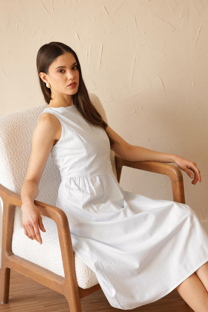 Vestido Sunrise Rayas_Celeste