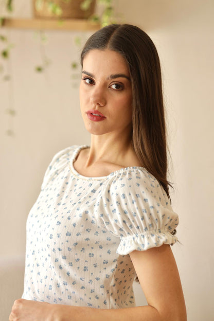 Top Calma Flores_azul