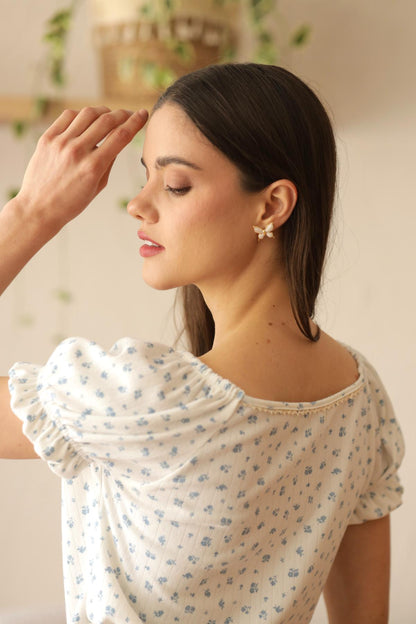 Top Calma Flores_azul