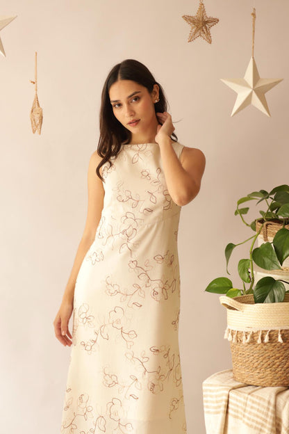 Vestido Alma Crema