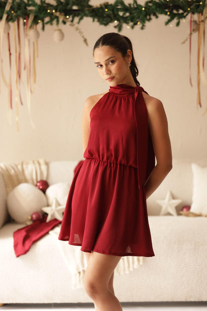 Vestido Holly Vino