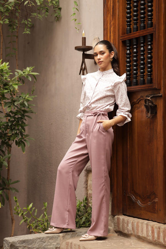 Pantalon Olivia Malva