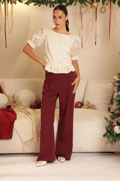 Pantalon Hope Burgundy