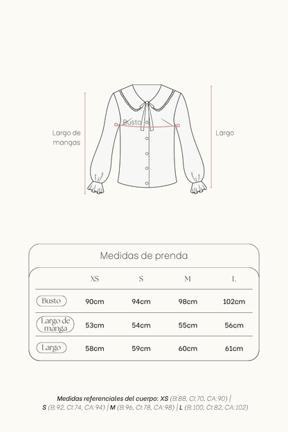 Blusa Dalia Vichy_Olivo - PRE VENTA