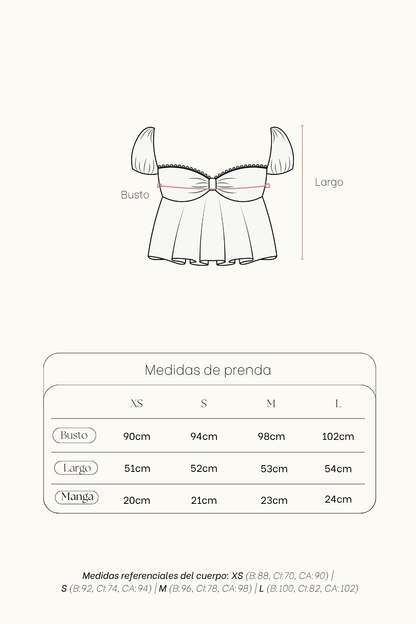 Blusa Honey Perla