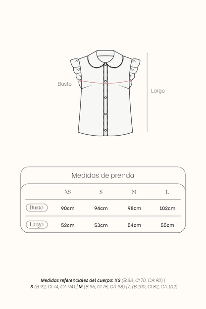 Blusa Charlotte Menta