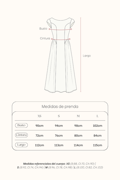 Vestido Esscence Celeste