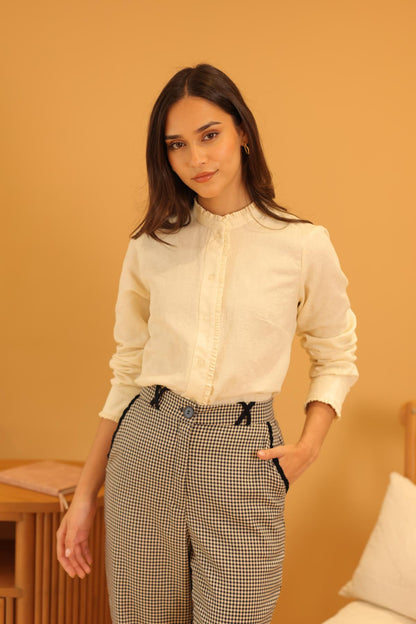 Blusa Poema Crema