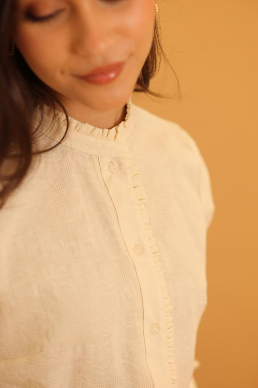 Blusa Poema Crema