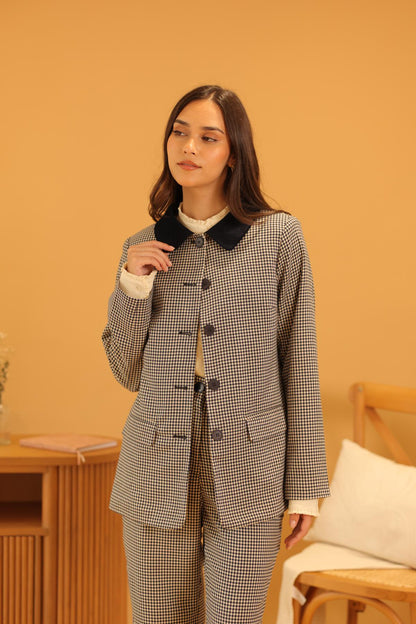 Blazer Calma Cuadros_Azul